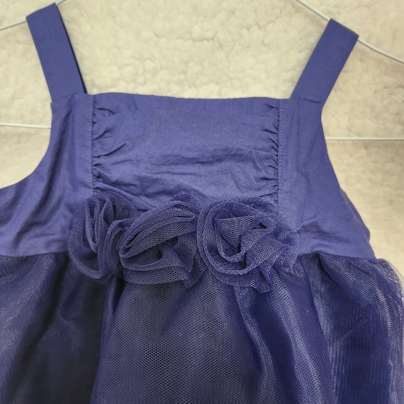 NWT Janie and Jack Blue Tulle Formal dress with diaper cover, 6 to 12 months - Picture 5 of 14